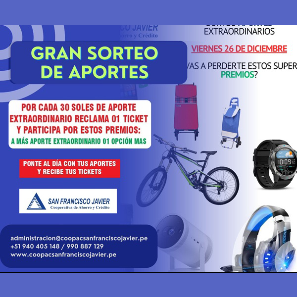 Detalles del sorteo